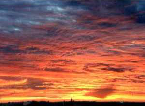 Sky and The Greenhouse Effect and Climate Change. Image by Information for Action, a website for conservation and environmental issues offering solutions