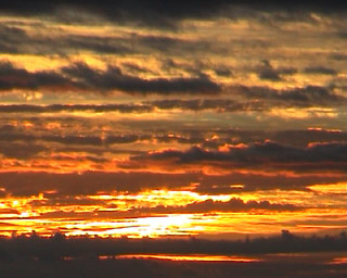 Evening sunset and Consumption. Image by Information for Action